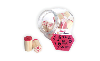 Love stamp jar image