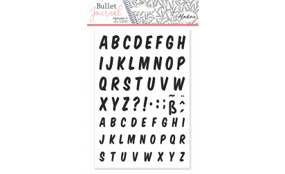 Stampo Bullet Journal Alphabet 2