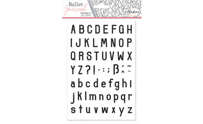 Stampo Bullet Journal Alphabet 3 image