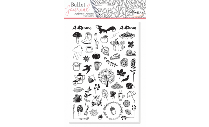 Pochoir 'Aladine - Bullet Journal' Organisation Mois - La Fourmi creative