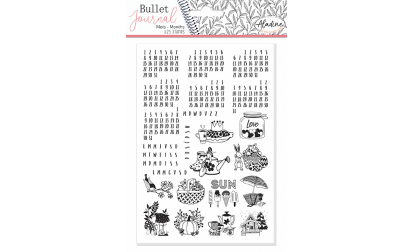 Tampon Stampo Planner Bullet Journal 58 pcs Aladine chez Rougier & Plé