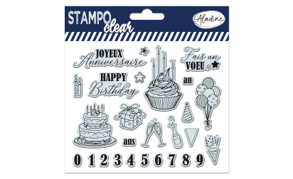 Stampo clear - Anniversaire