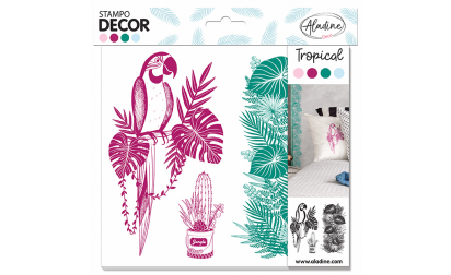 image de Stampo Decor Tropical