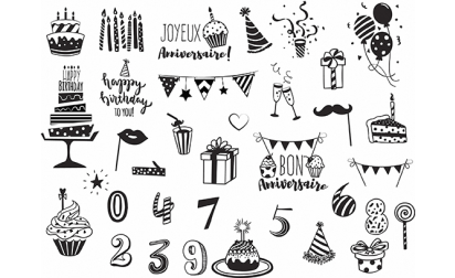 image de Stampo scrap - Anniversaire