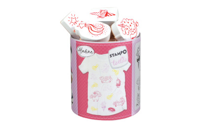 image de Stampo textile - magical licorne