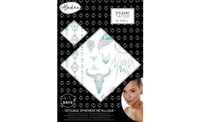 image de Stickers tatoo Ethnic turquoise
