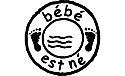 Tampons bois - bébé est né