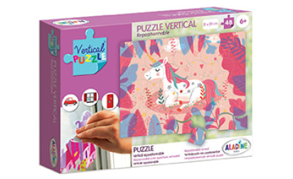 image de Vertical Puzzle Licorne