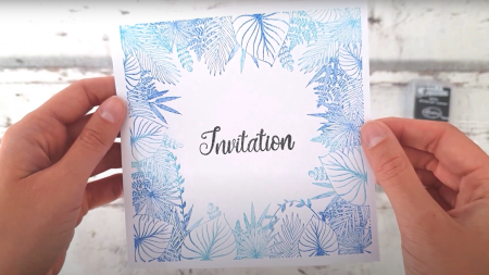 Réalisation Doodler stamp carte invitation