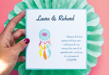 Wedding announcement "Dream Catcher"