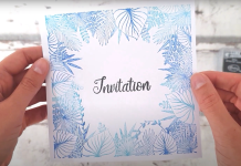 Réalisation Doodler stamp carte invitation