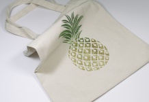 Izink Diamond Tote Bag Ananas