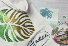 Tropical leaf Tote bag